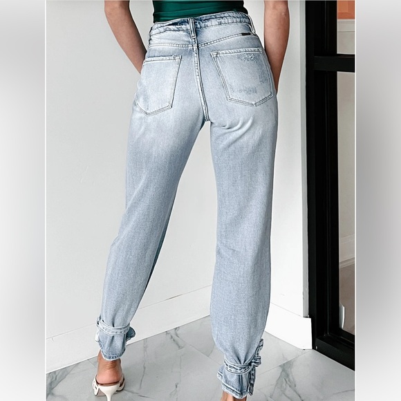 Kancan jeans from this season! Adorable tie ups on bottom! - Picture 3 of 6